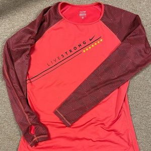 Livestrong Nike Pro Warm Running Long Sleeve